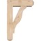 Ekena Millwork Funston Craftsman Smooth Bracket w/ Offset Brace, Douglas Fir, 5 1/2"W x 16"D x 24"H BKT0604X16X24FST04SDF - alternate 3